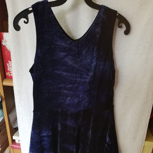 Velvet Space-Dyed Skater Dress Tween size XL